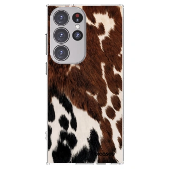 Picasee silikonska prozirna maskica za Samsung Galaxy S23 Ultra 5G - Rust