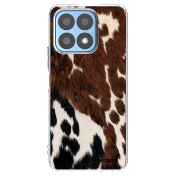 Picasee silikonska prozirna maskica za Honor X8a - Rust