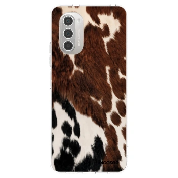 Picasee silikonska prozirna maskica za Motorola Moto G51 - Rust