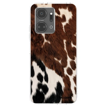 Picasee silikonska prozirna maskica za Honor X7a - Rust