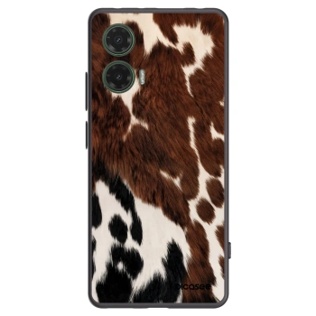Picasee crna silikonska maskica za Motorola Moto G35 5G - Rust