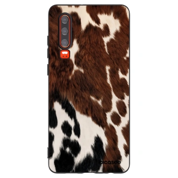 Picasee crna silikonska maskica za Huawei P30 - Rust