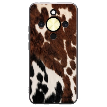 Picasee crna silikonska maskica za Honor Magic8 Lite 5G - Rust
