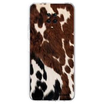 Picasee silikonska prozirna maskica za Xiaomi Redmi Note 9 Pro - Rust