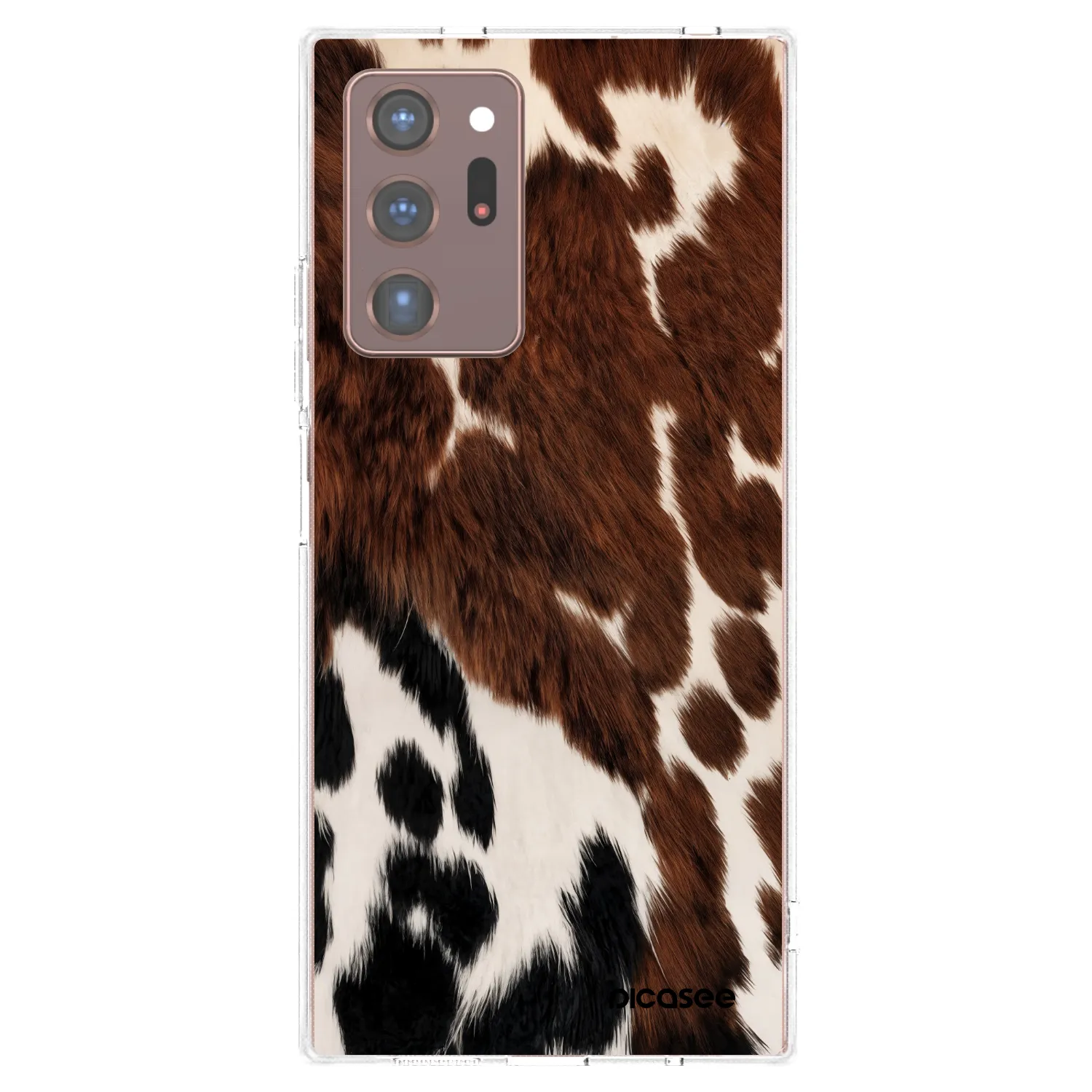 Picasee silikonska prozirna maskica za Samsung Galaxy Note 20 Ultra - Rust