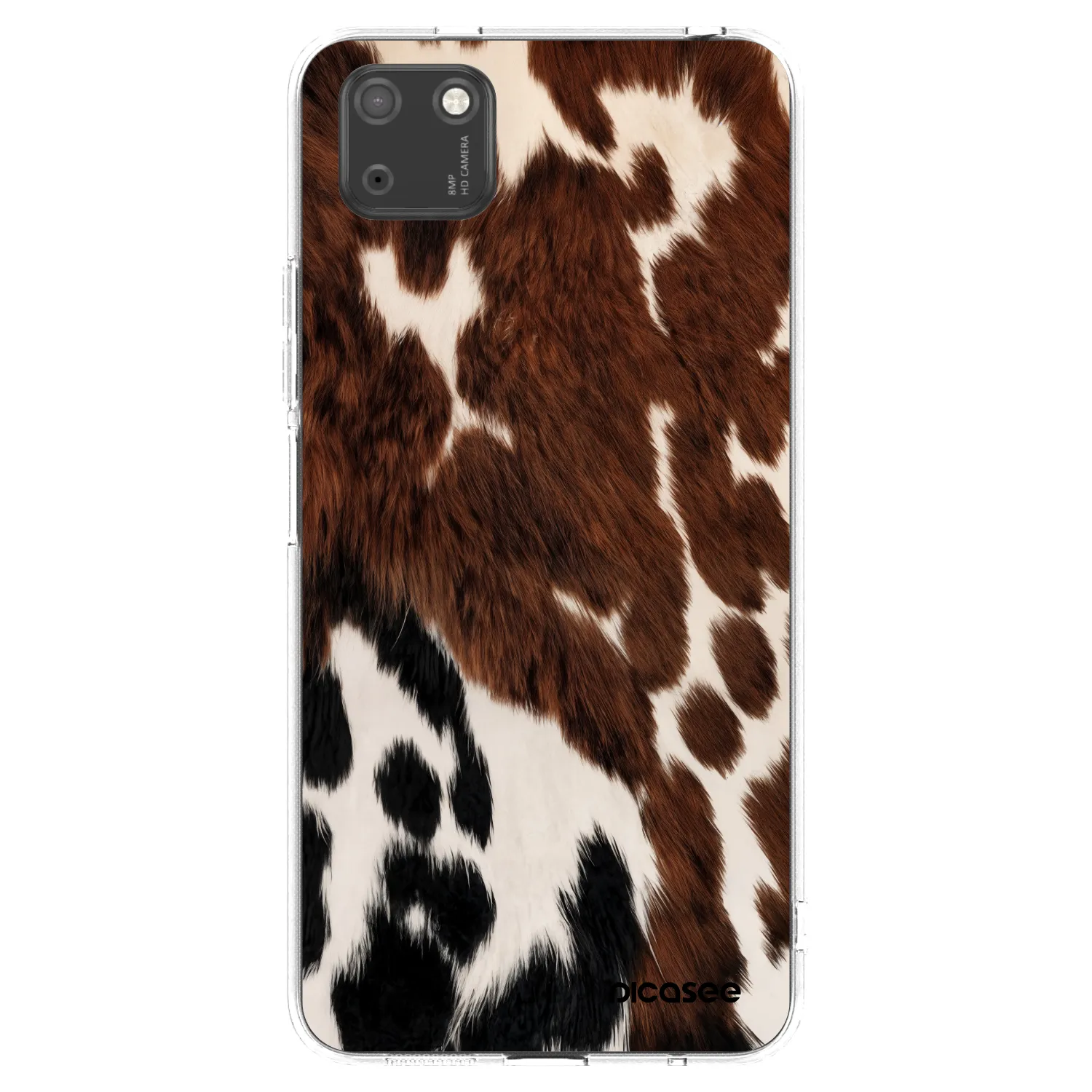 Picasee silikonska prozirna maskica za Huawei Y5P - Rust