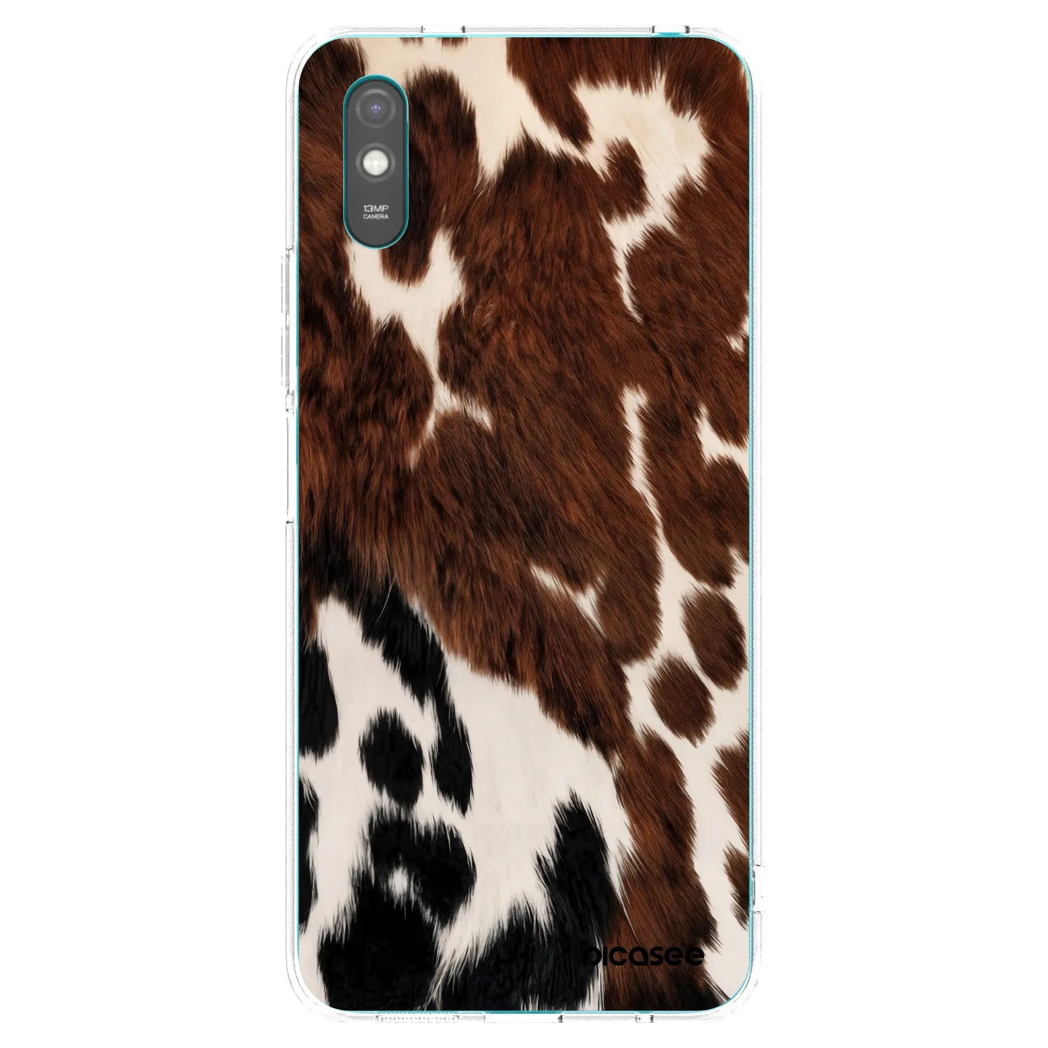 Picasee silikonska prozirna maskica za Xiaomi Redmi 9A - Rust