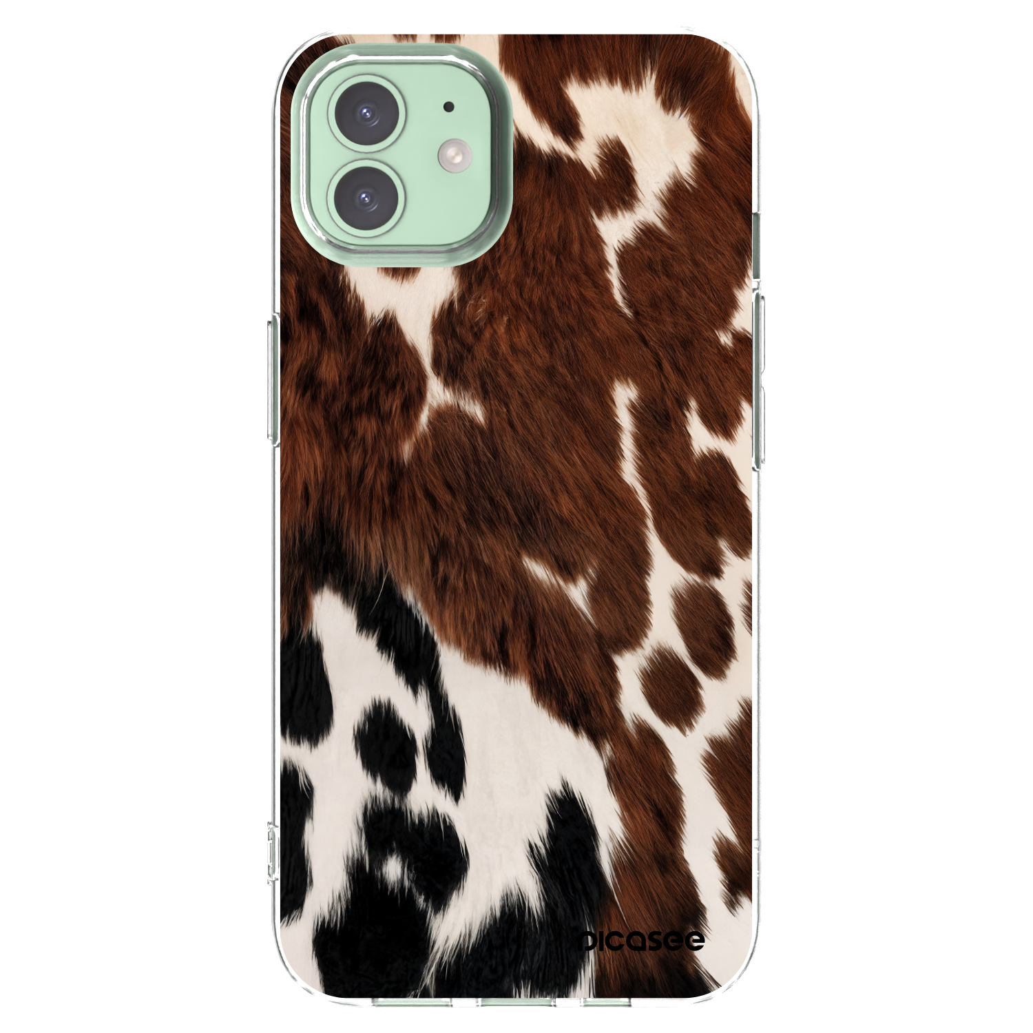 Picasee silikonska prozirna maskica za Apple iPhone 12 - Rust