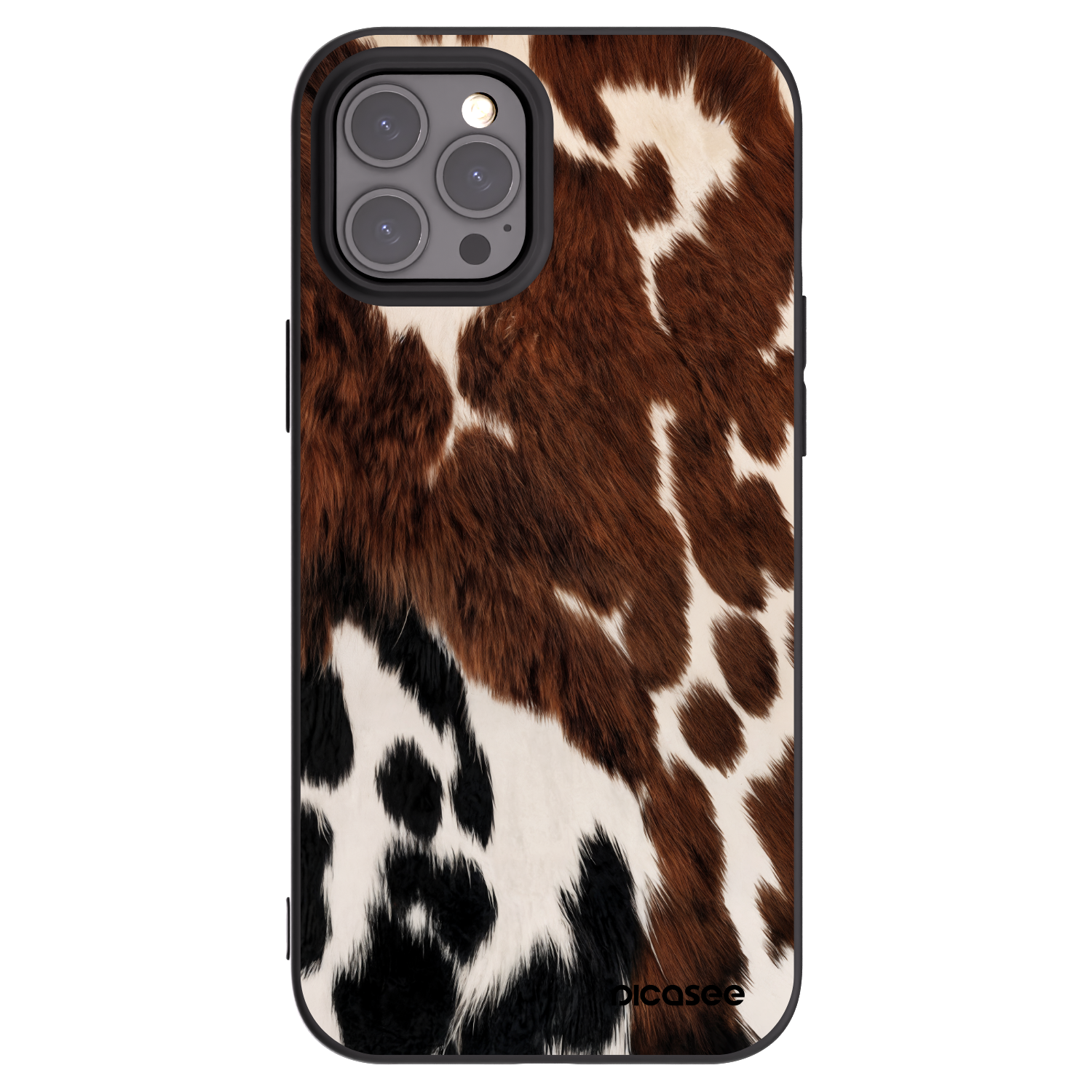 Picasee crna silikonska maskica za Apple iPhone 12 Pro Max - Rust