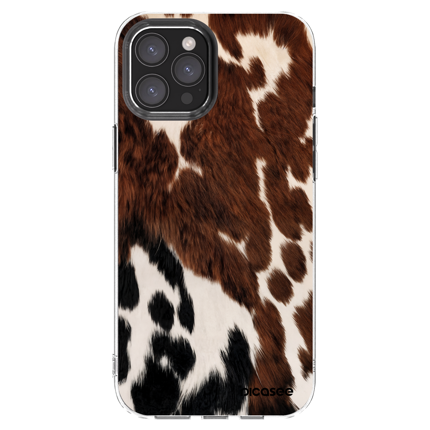 Picasee silikonska prozirna maskica za Apple iPhone 12 Pro Max - Rust