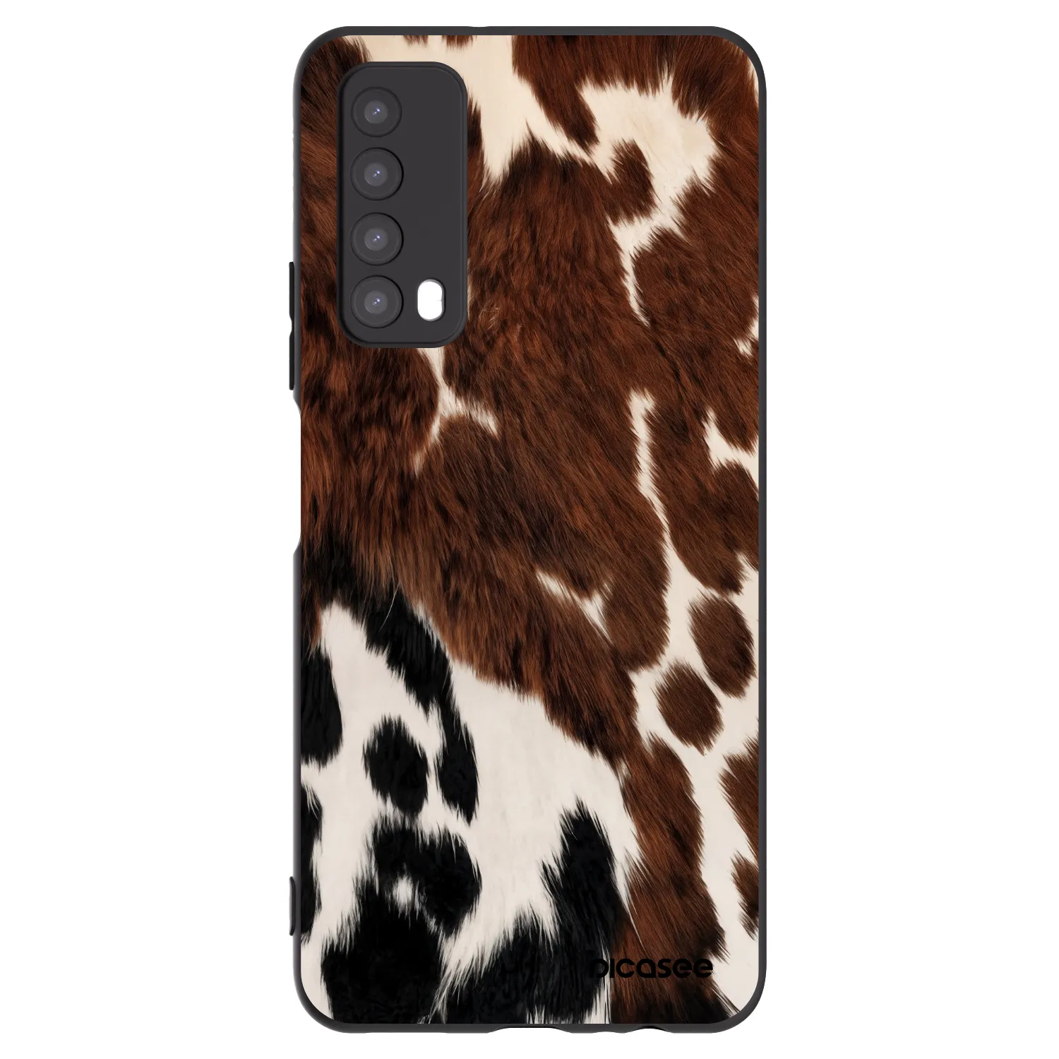 Picasee crna silikonska maskica za Huawei P Smart 2021 - Rust