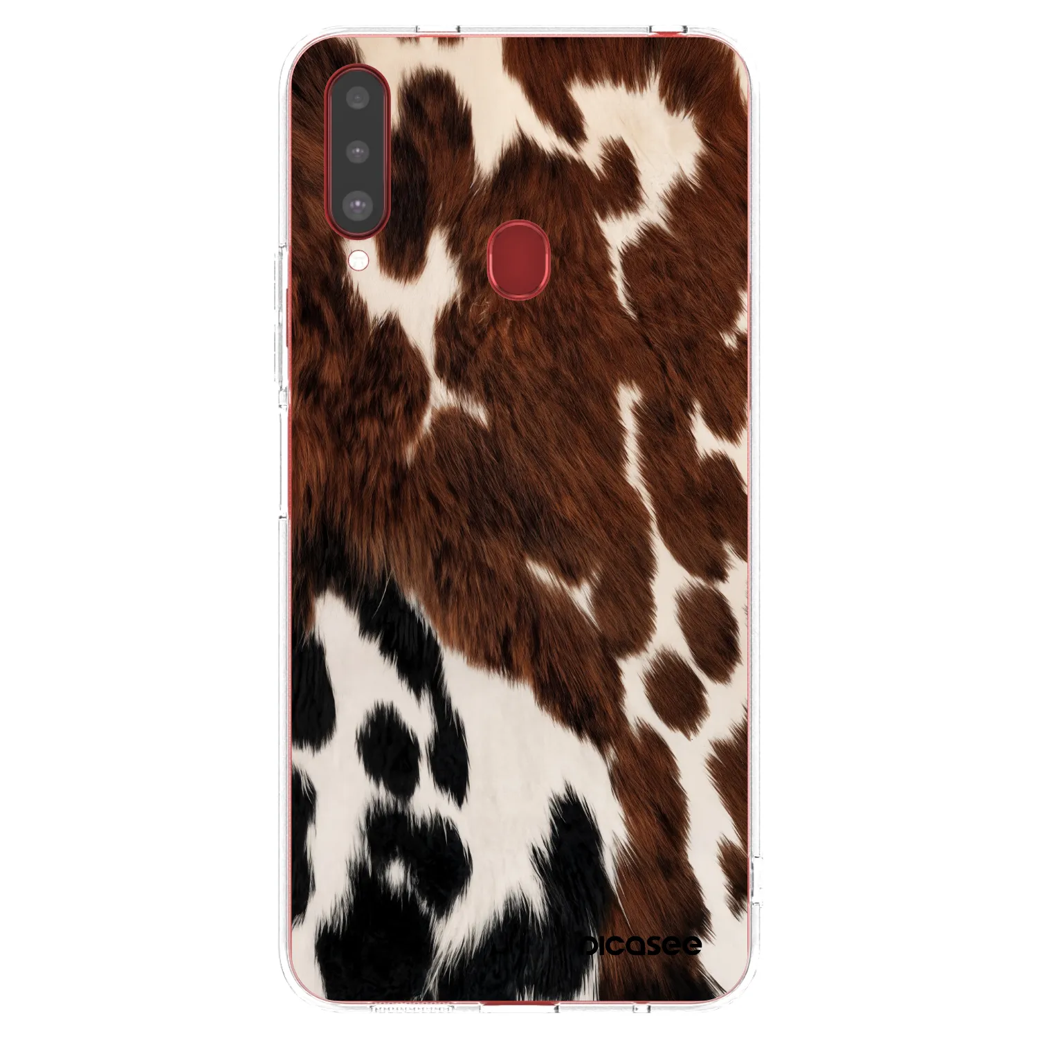 Picasee silikonska prozirna maskica za Samsung Galaxy A20s - Rust