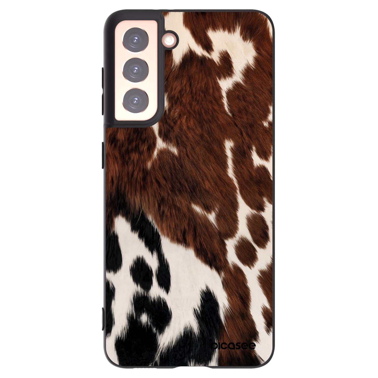 Picasee crna silikonska maskica za Samsung Galaxy S21 5G G991B - Rust