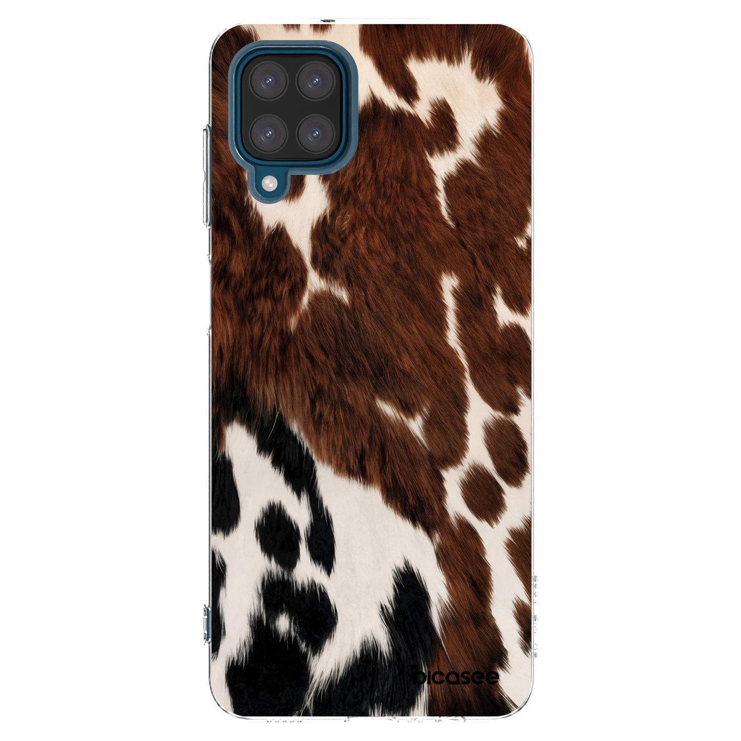 Picasee silikonska prozirna maskica za Samsung Galaxy A12 A125F - Rust