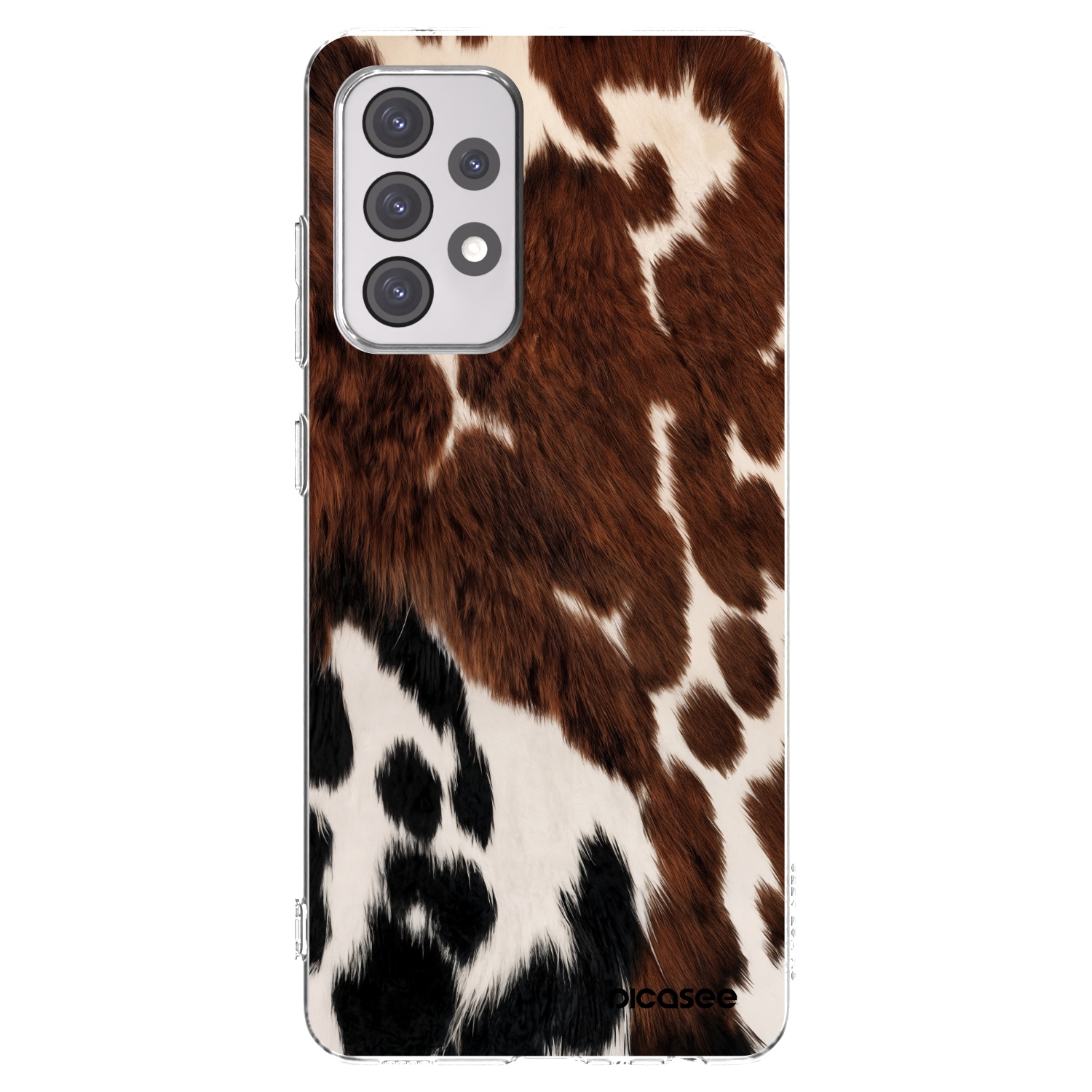 Picasee silikonska prozirna maskica za Samsung Galaxy A52 5G A525F - Rust