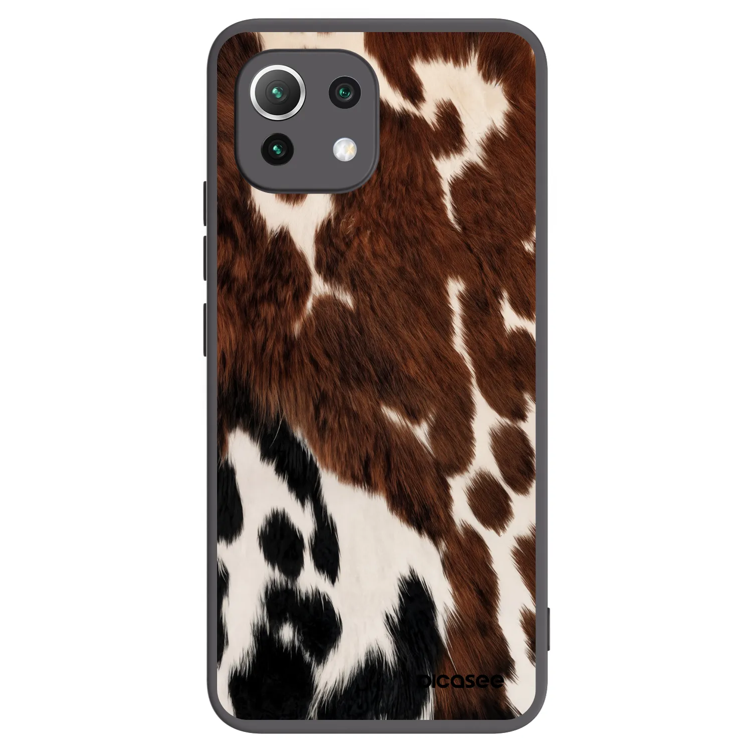 Picasee crna silikonska maskica za Xiaomi Mi 11 Lite - Rust