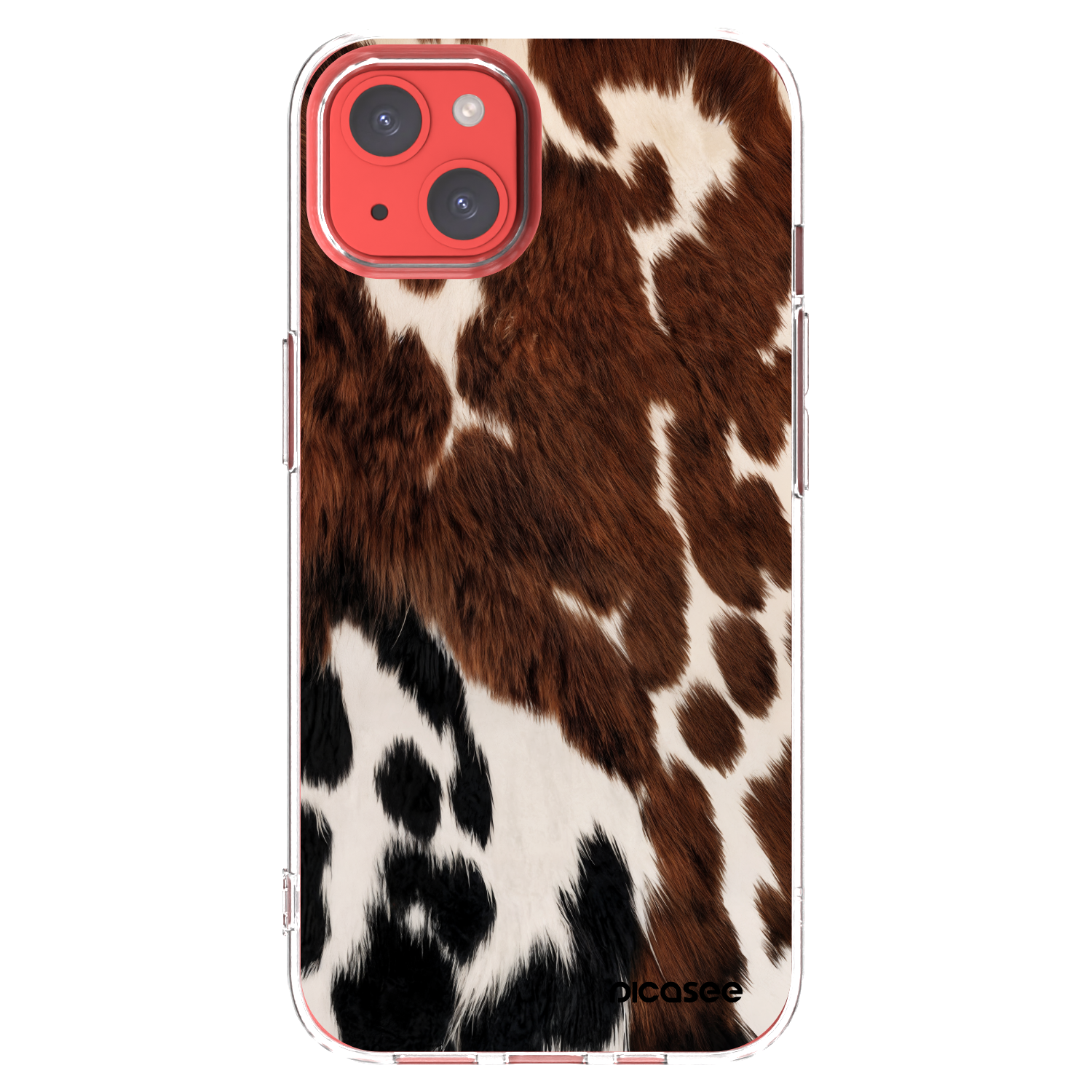 Picasee silikonska prozirna maskica za Apple iPhone 13 - Rust