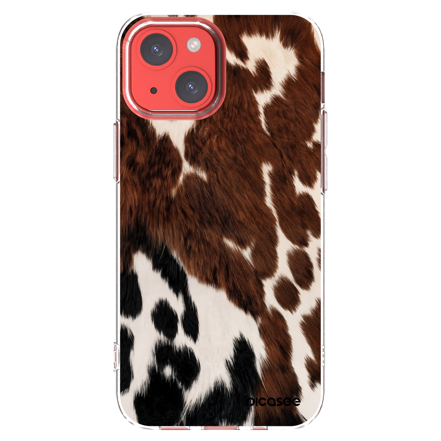 Picasee silikonska prozirna maskica za Apple iPhone 13 mini - Rust