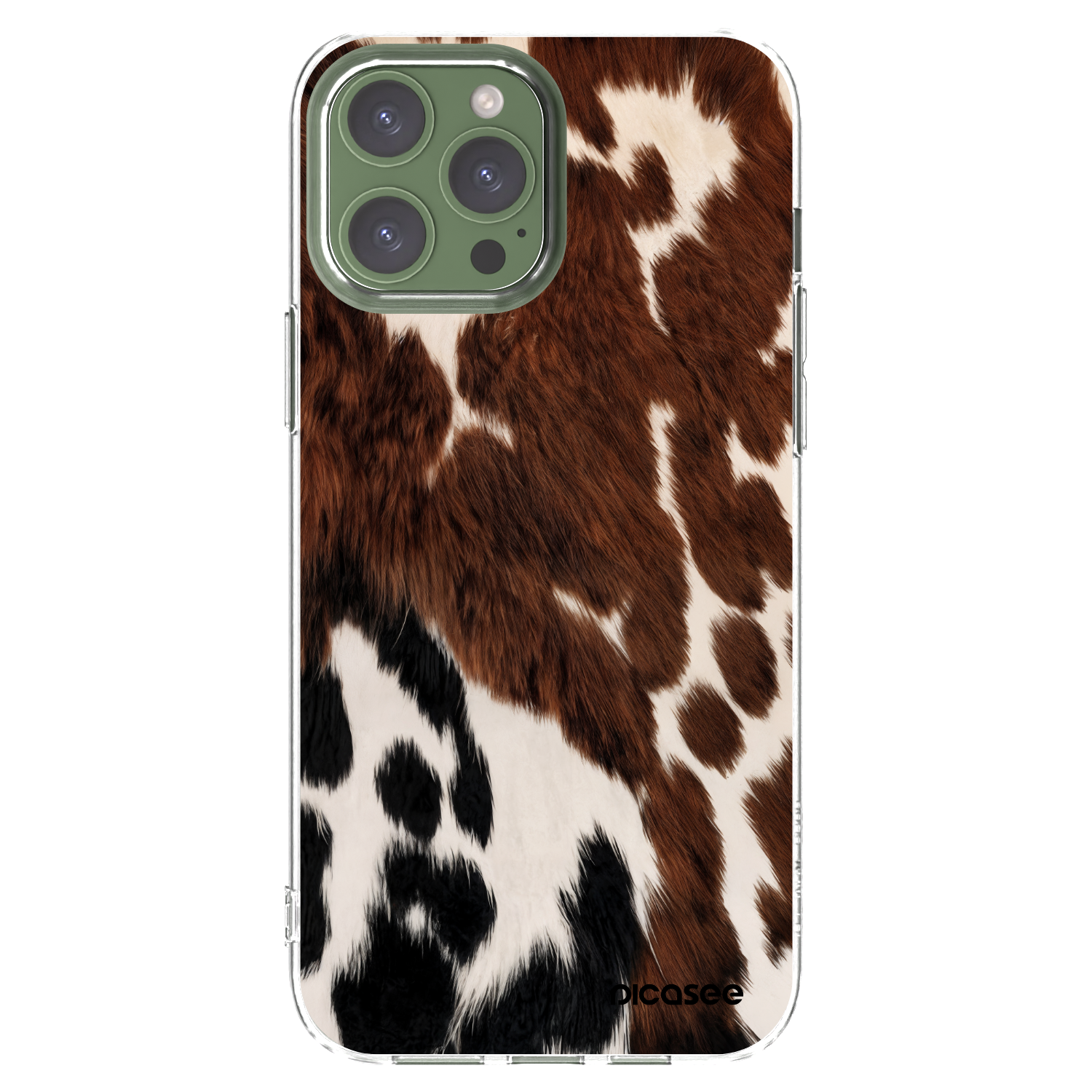 Picasee silikonska prozirna maskica za Apple iPhone 13 Pro Max - Rust