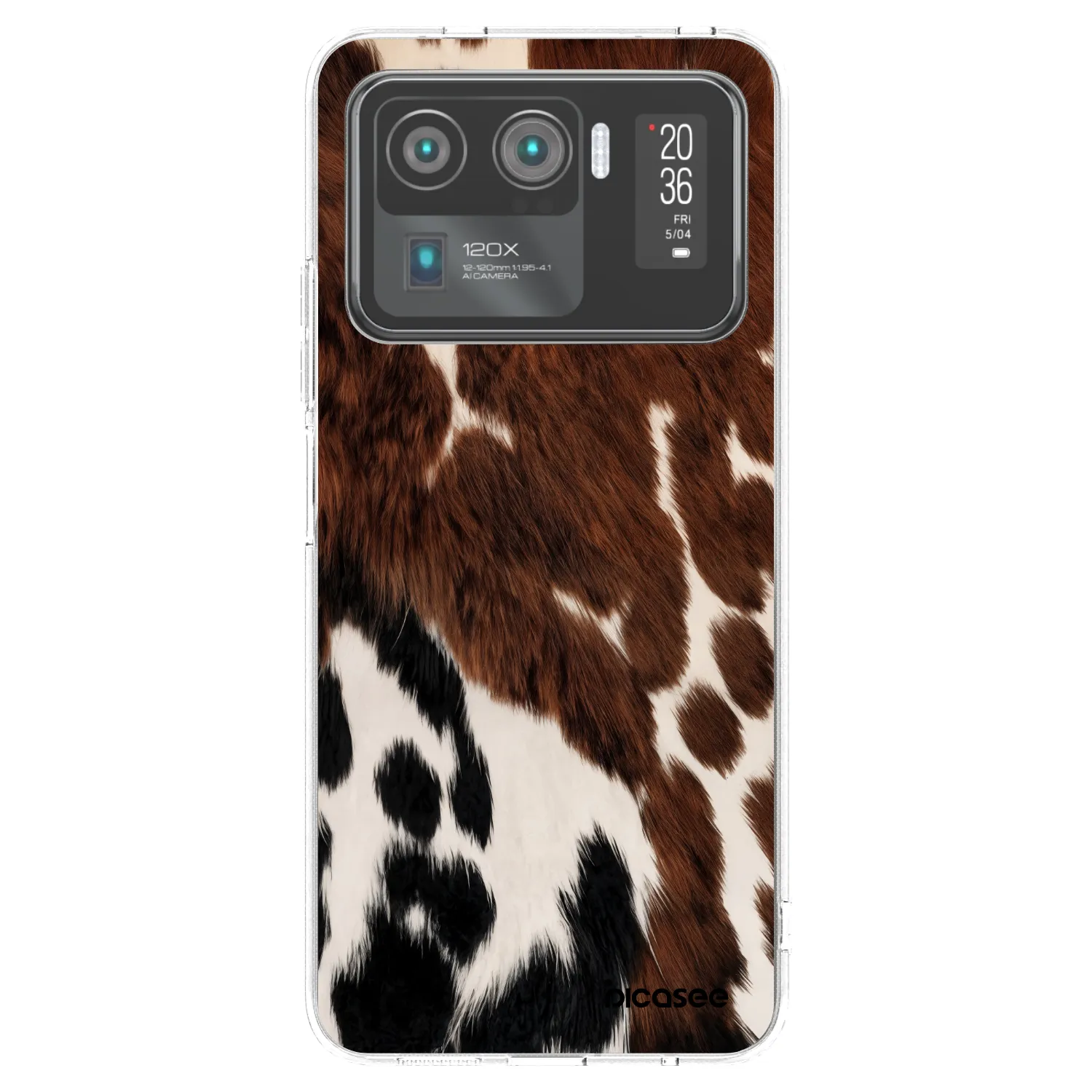 Picasee silikonska prozirna maskica za Xiaomi Mi 11 Ultra - Rust