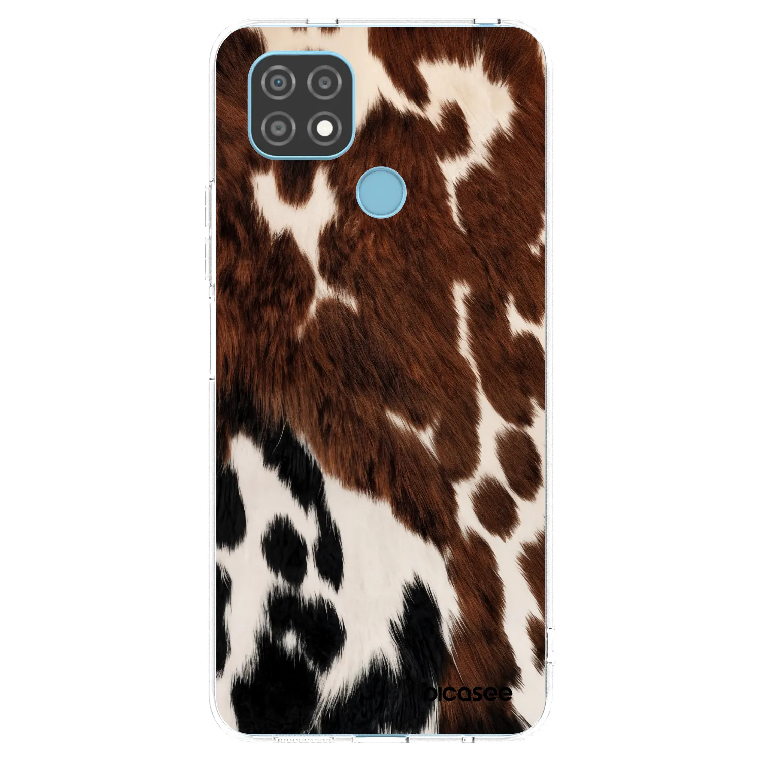Picasee silikonska prozirna maskica za Realme C21 - Rust