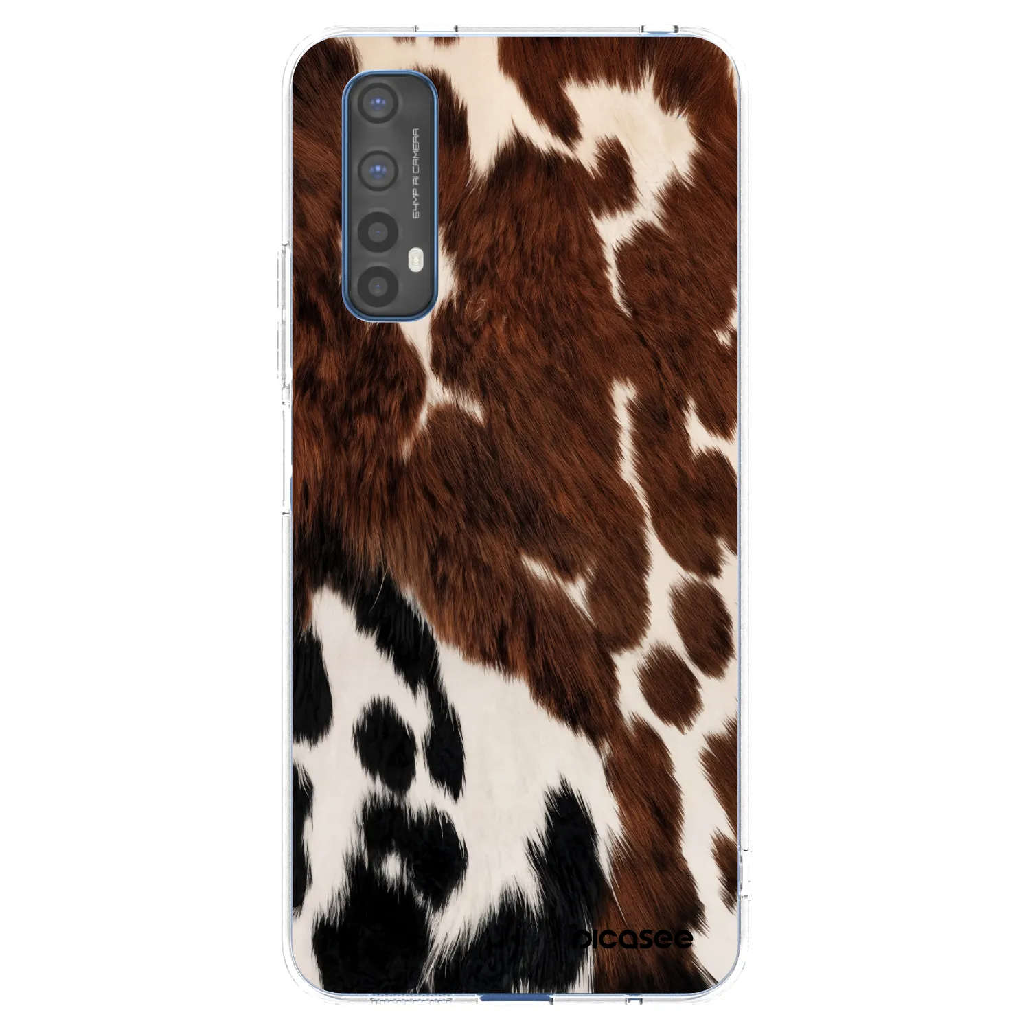 Picasee silikonska prozirna maskica za Realme 7 - Rust