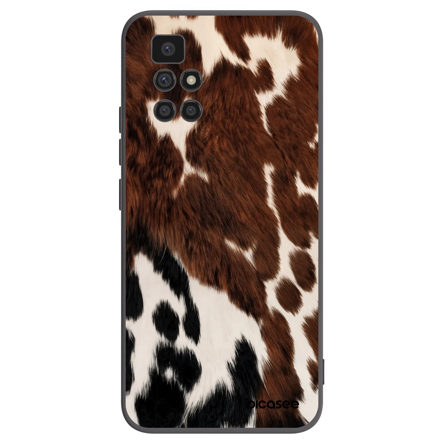 Picasee crna silikonska maskica za Xiaomi Redmi 10 - Rust