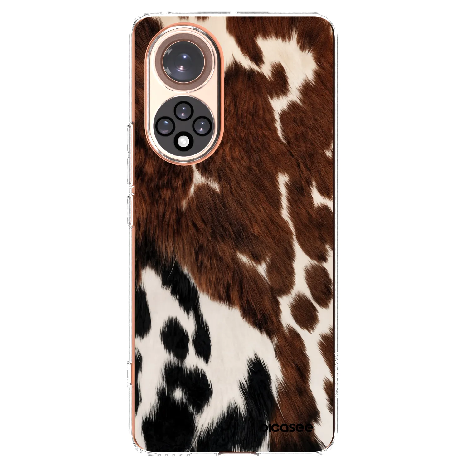 Picasee silikonska prozirna maskica za Honor 50 5G - Rust