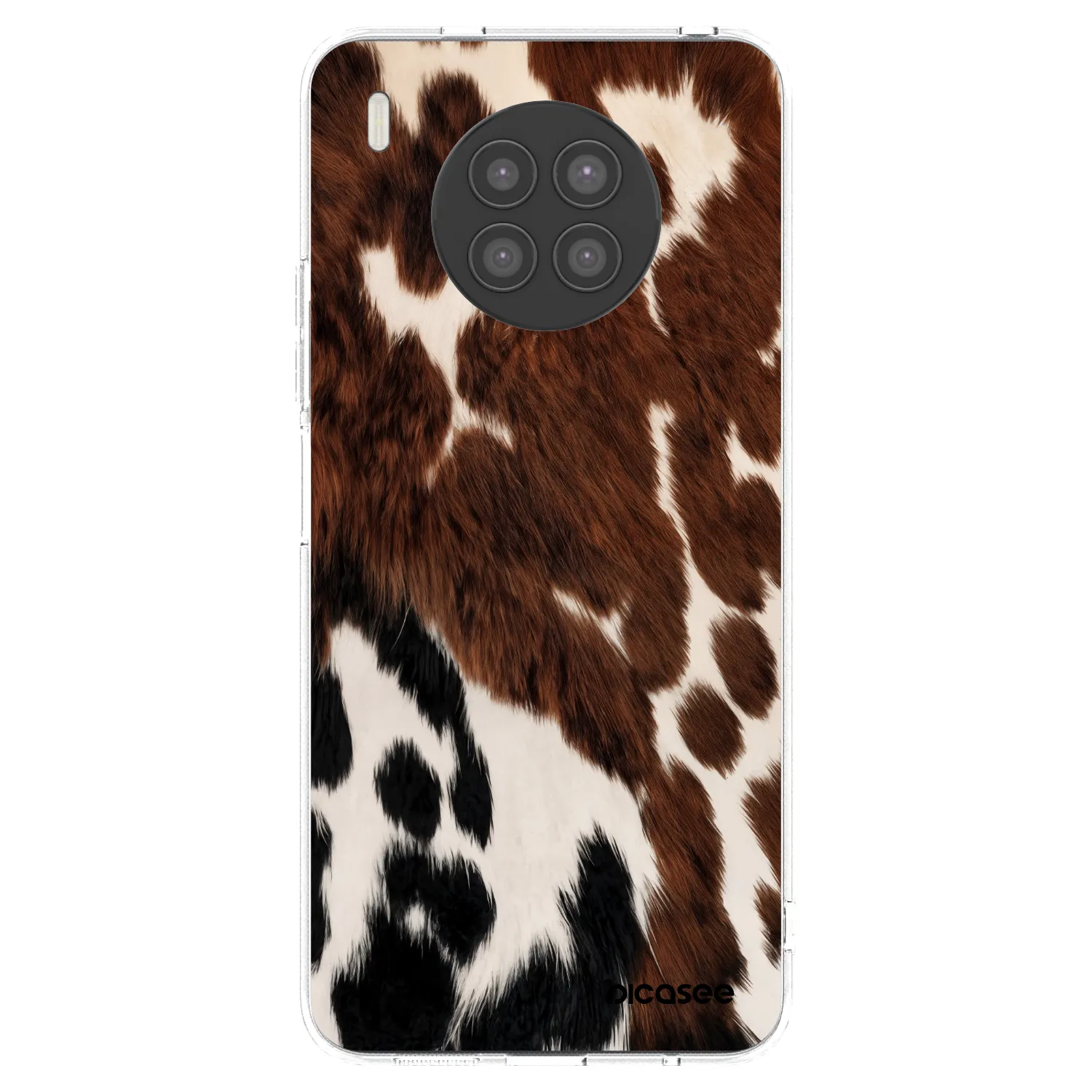 Picasee silikonska prozirna maskica za Huawei Nova 8i - Rust