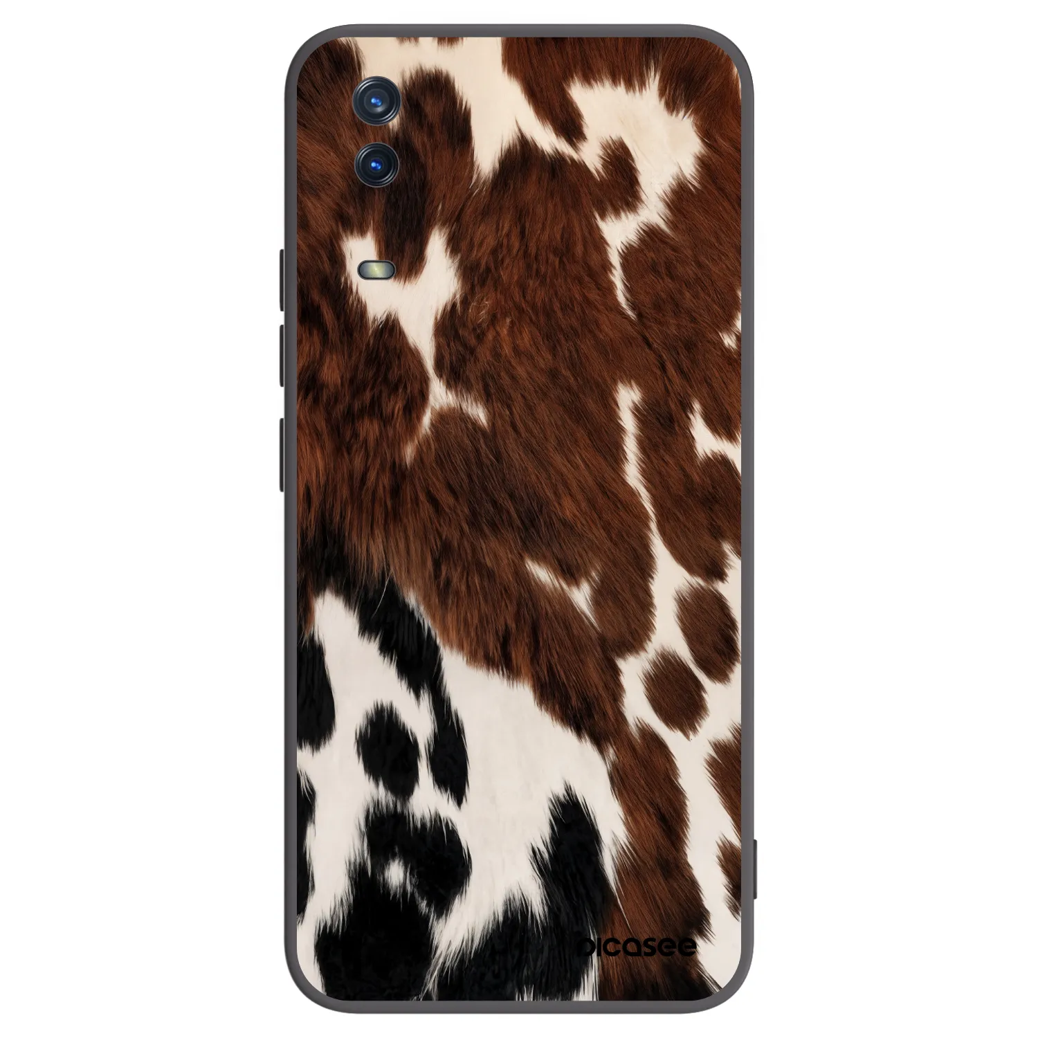 Picasee crna silikonska maskica za Vivo Y11s - Rust