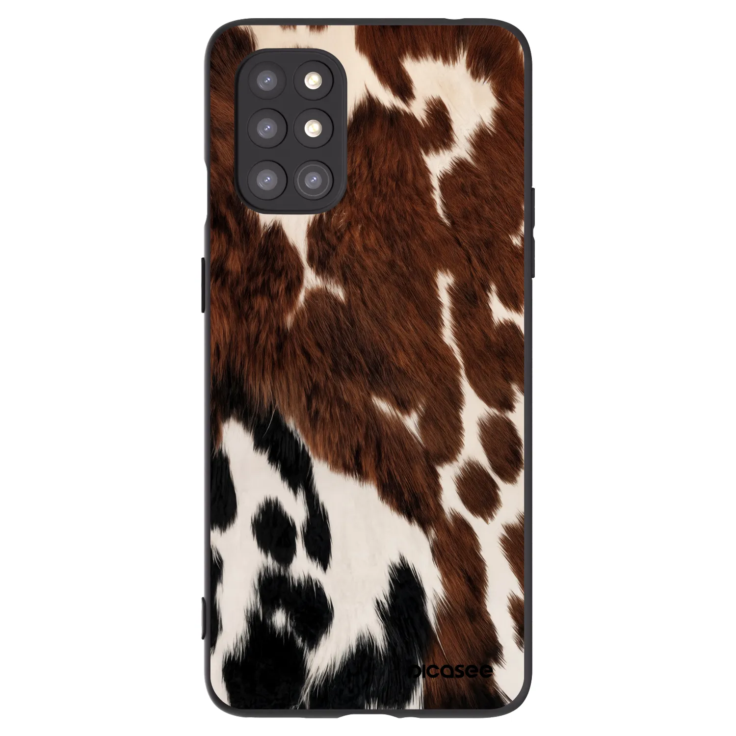 Picasee crna silikonska maskica za OnePlus 8T - Rust