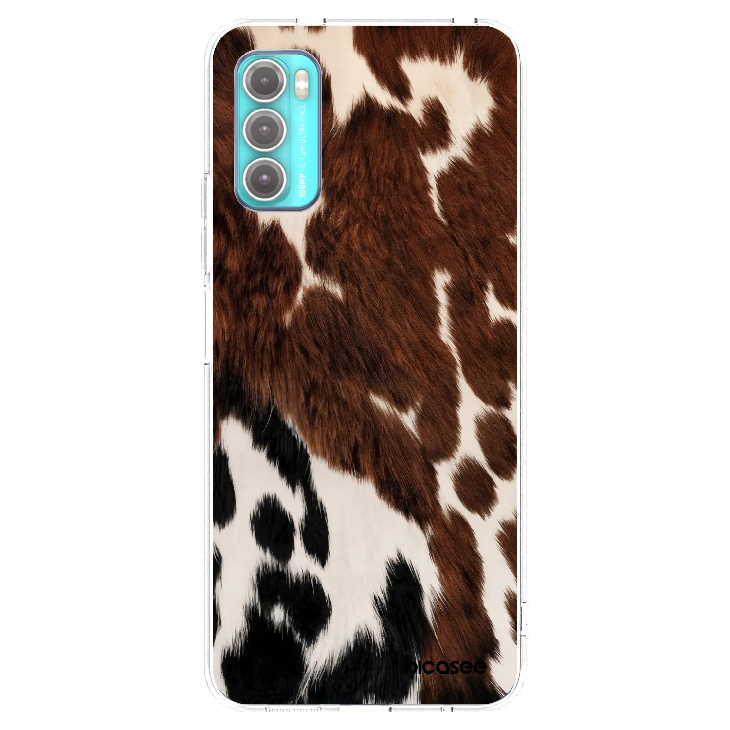 Picasee silikonska prozirna maskica za Motorola Moto G60 - Rust