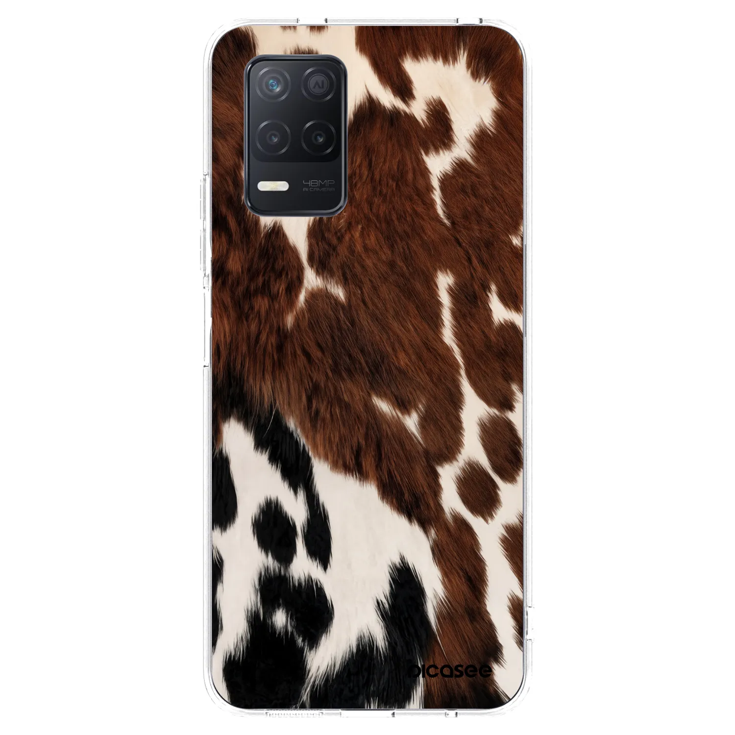 Picasee silikonska prozirna maskica za Realme 8 5G - Rust