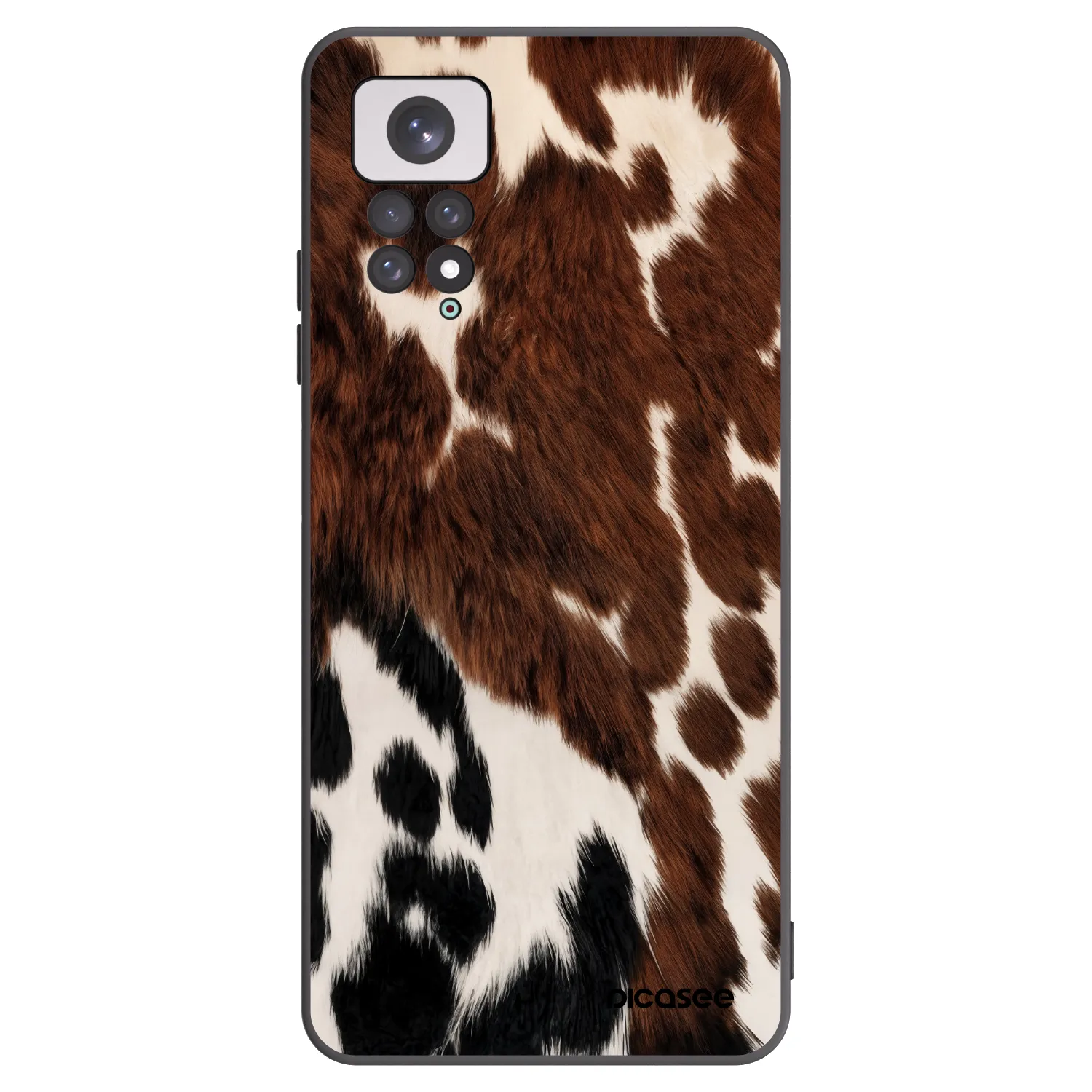 Picasee crna silikonska maskica za Xiaomi Redmi Note 11 - Rust