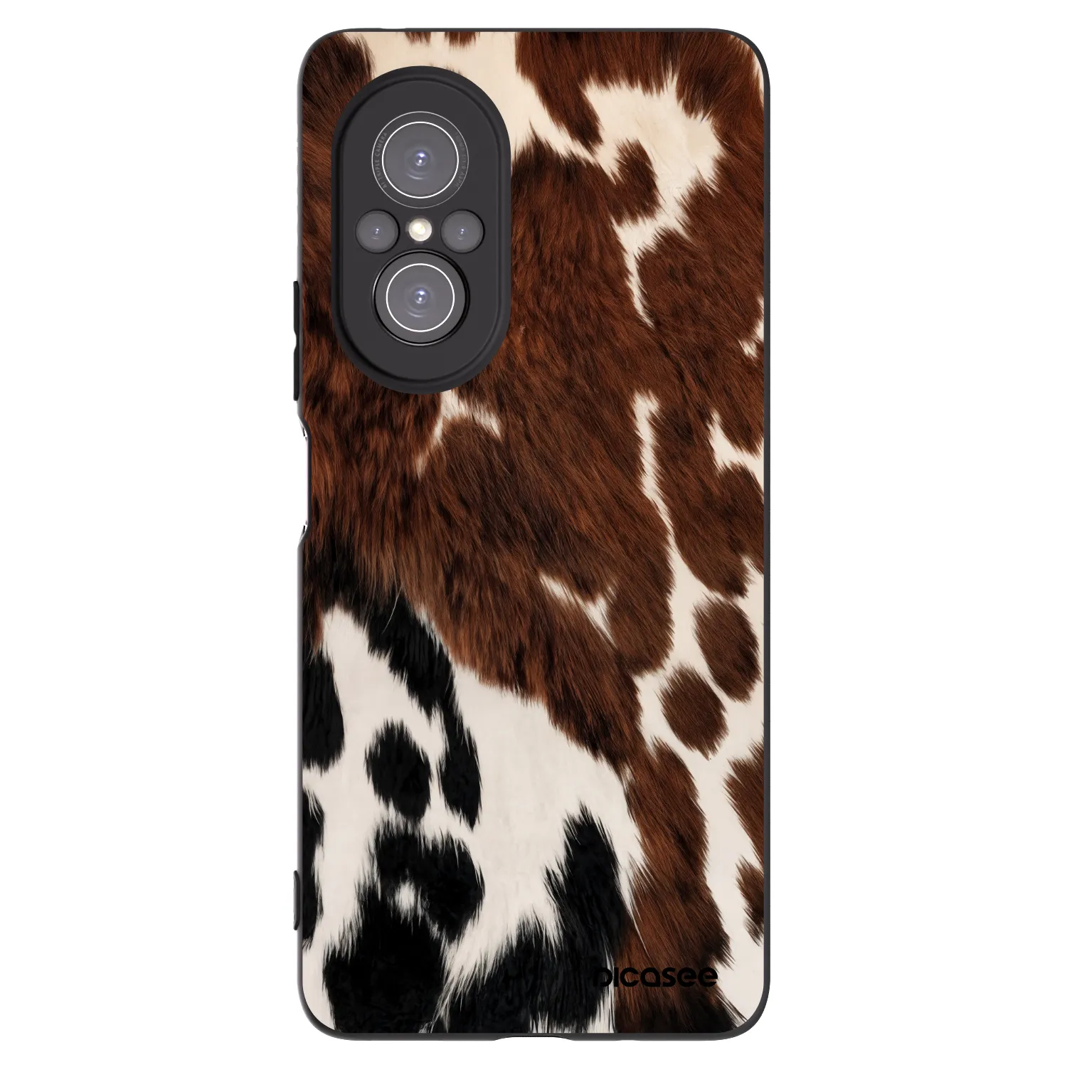 Picasee crna silikonska maskica za Huawei Nova 9 SE - Rust