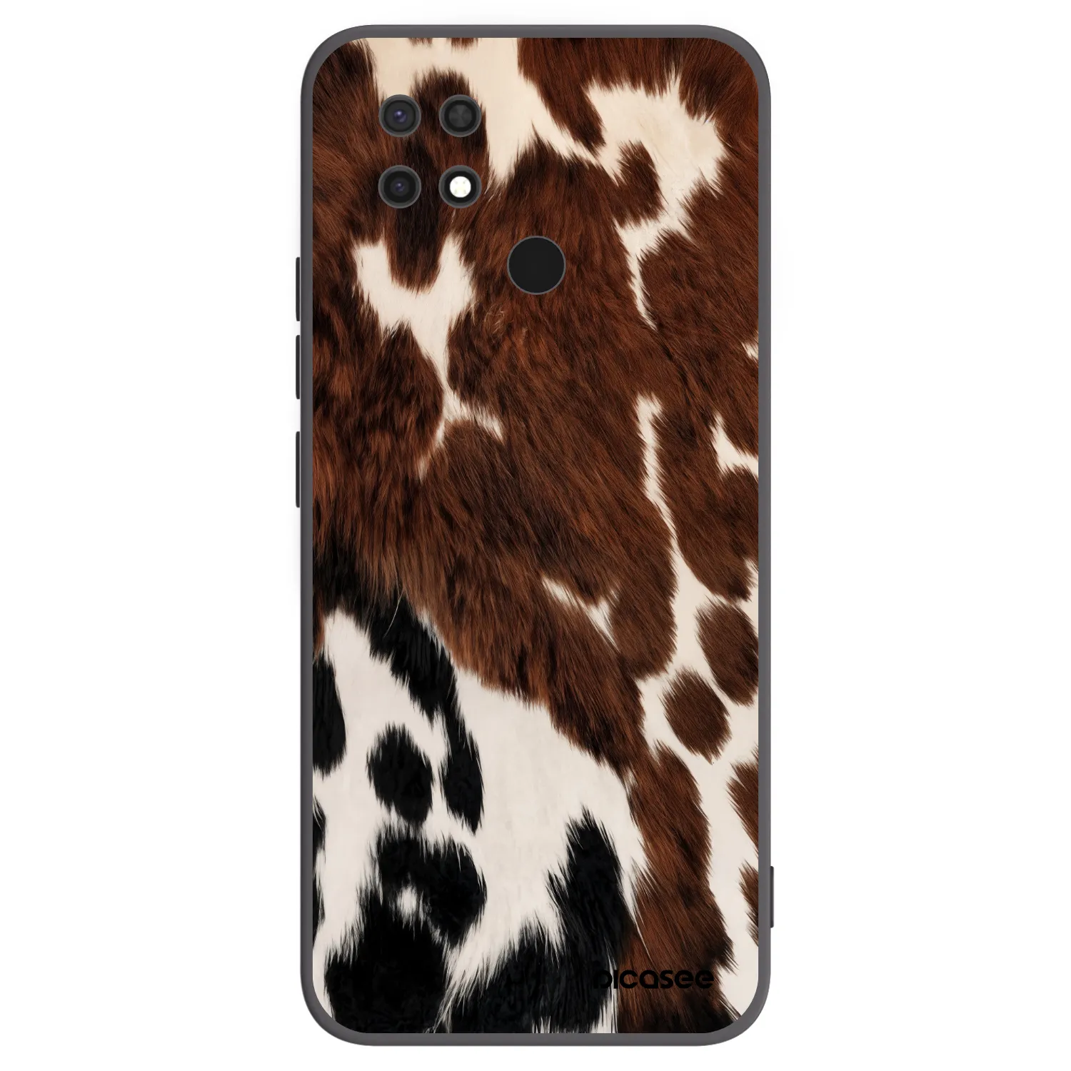 Picasee crna silikonska maskica za Xiaomi Redmi 10C - Rust