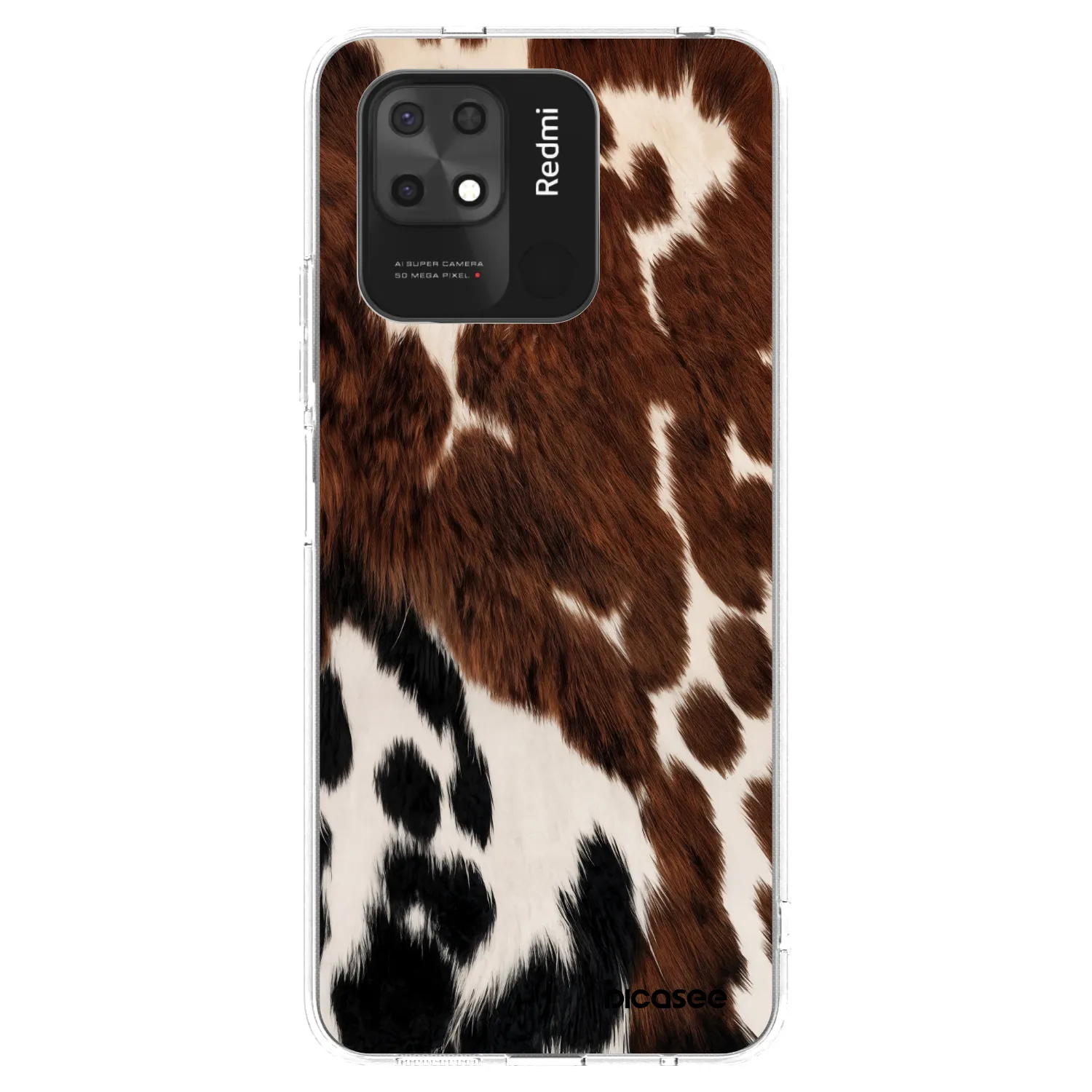 Picasee silikonska prozirna maskica za Xiaomi Redmi 10C - Rust