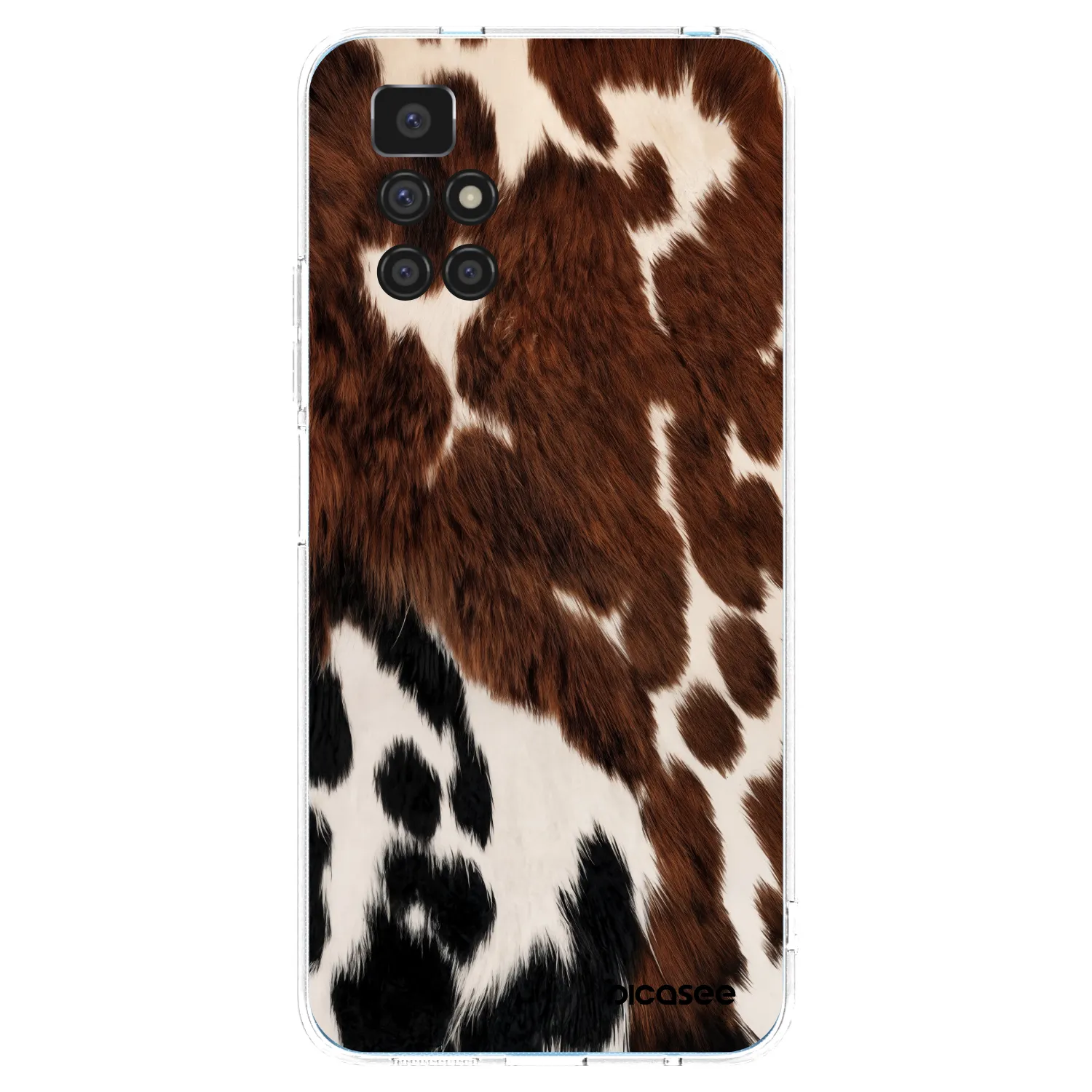 Picasee silikonska prozirna maskica za Xiaomi Redmi 10 (2022) - Rust