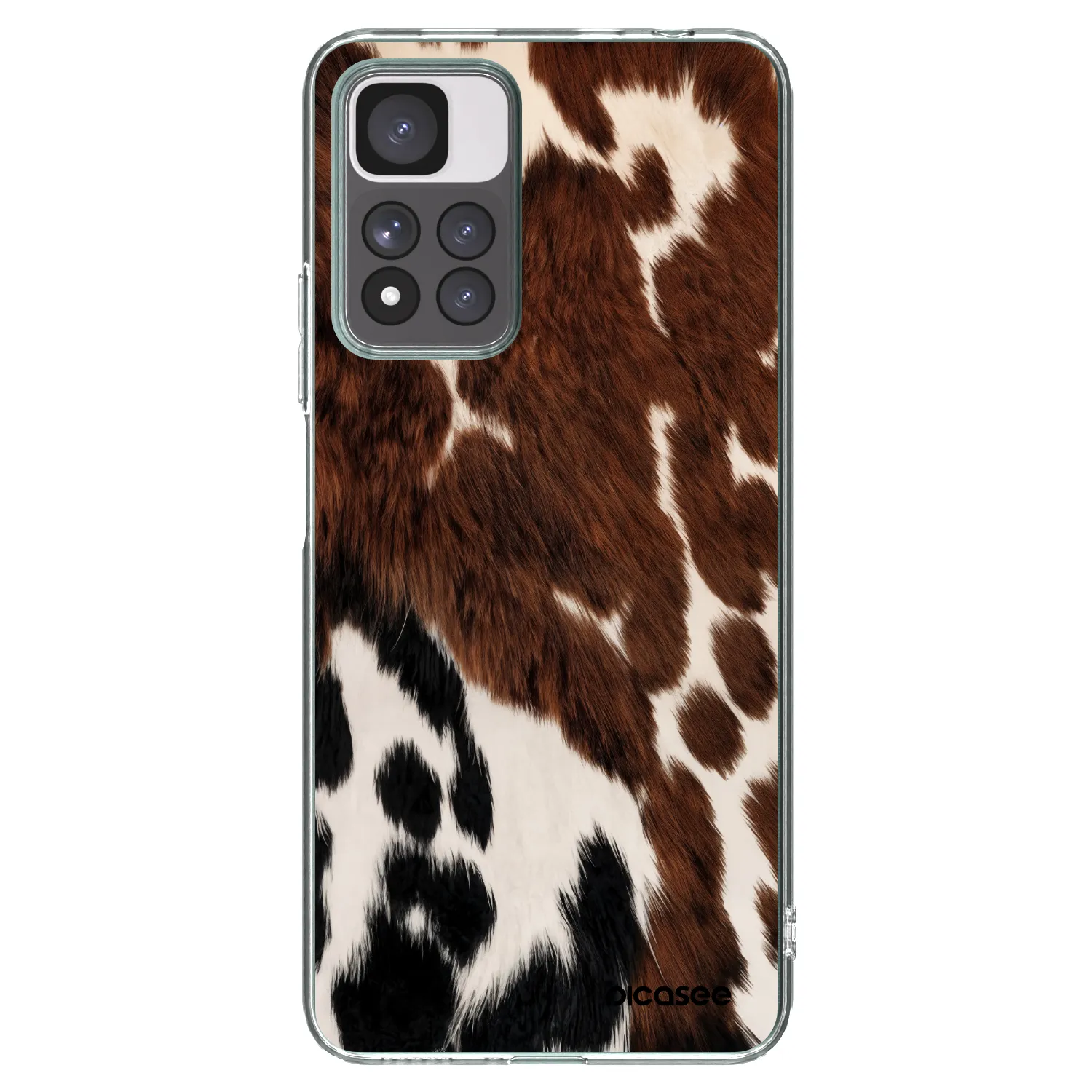 Picasee silikonska prozirna maskica za Xiaomi Redmi Note 11 Pro+ 5G - Rust