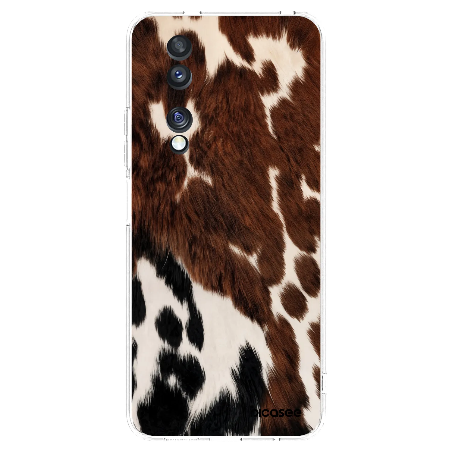 Picasee silikonska prozirna maskica za Honor 70 - Rust