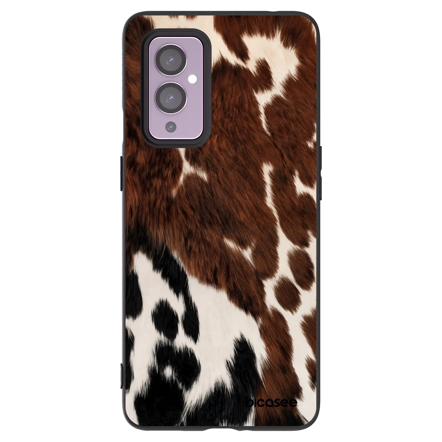 Picasee crna silikonska maskica za OnePlus 9 - Rust