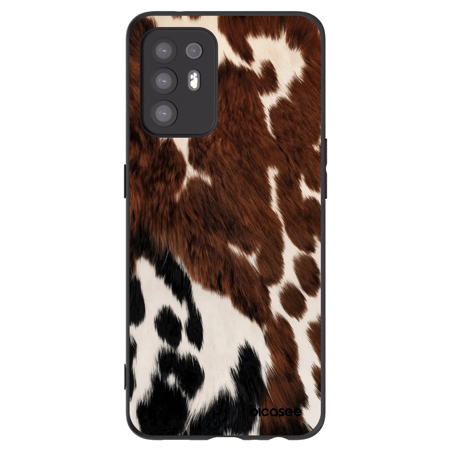 Picasee crna silikonska maskica za OPPO A94 5G - Rust