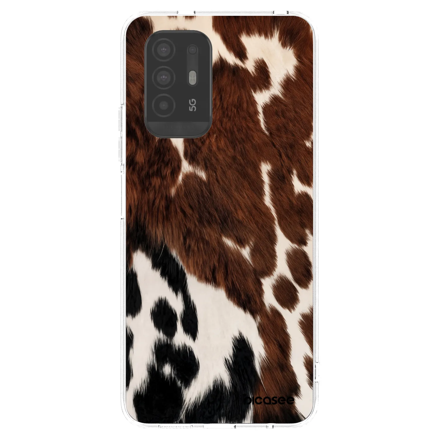 Picasee silikonska prozirna maskica za OPPO A94 5G - Rust