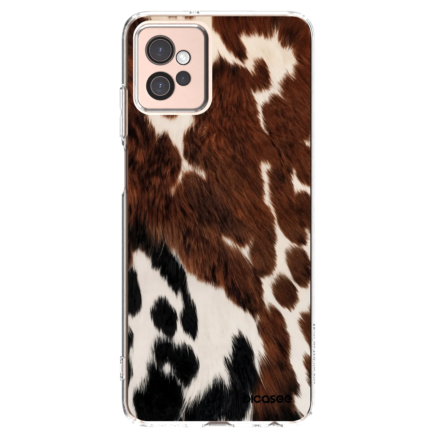 Picasee silikonska prozirna maskica za Motorola Moto G32 - Rust