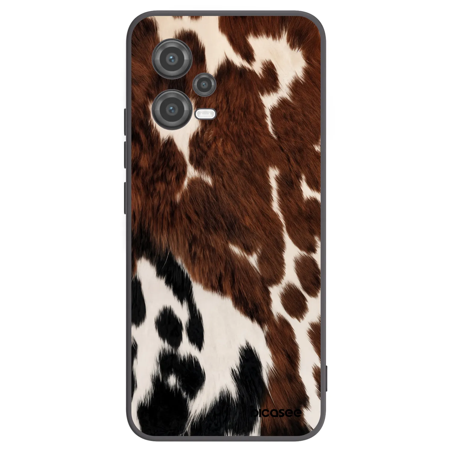 Picasee crna silikonska maskica za Xiaomi Poco X5 - Rust