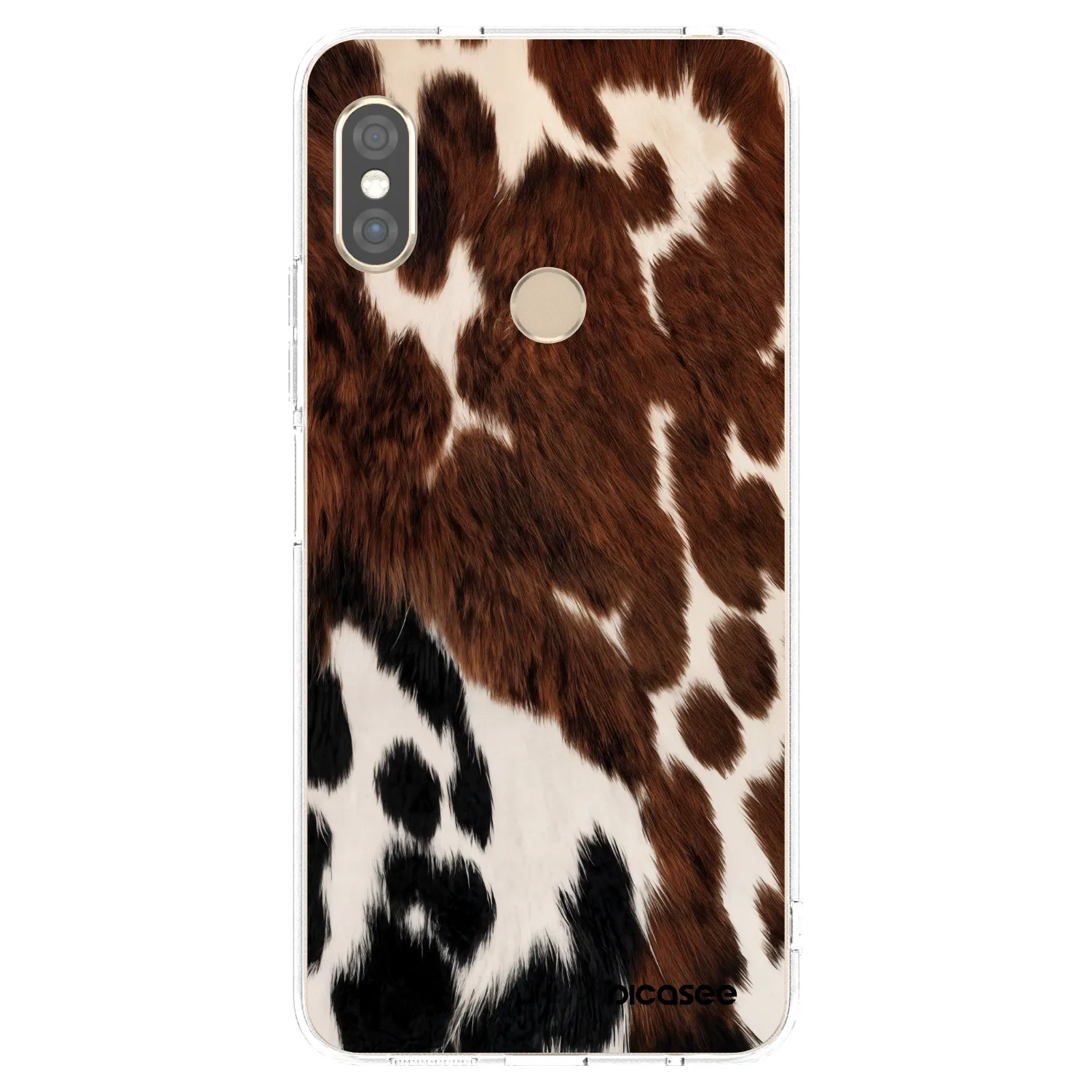 Picasee silikonska prozirna maskica za Xiaomi Redmi Note 5 Global - Rust