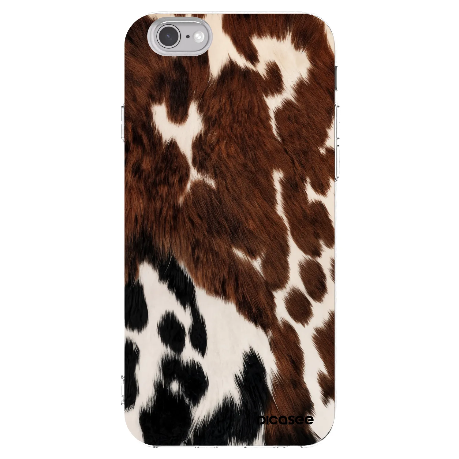 Picasee silikonska prozirna maskica za Apple iPhone 6/6S - Rust