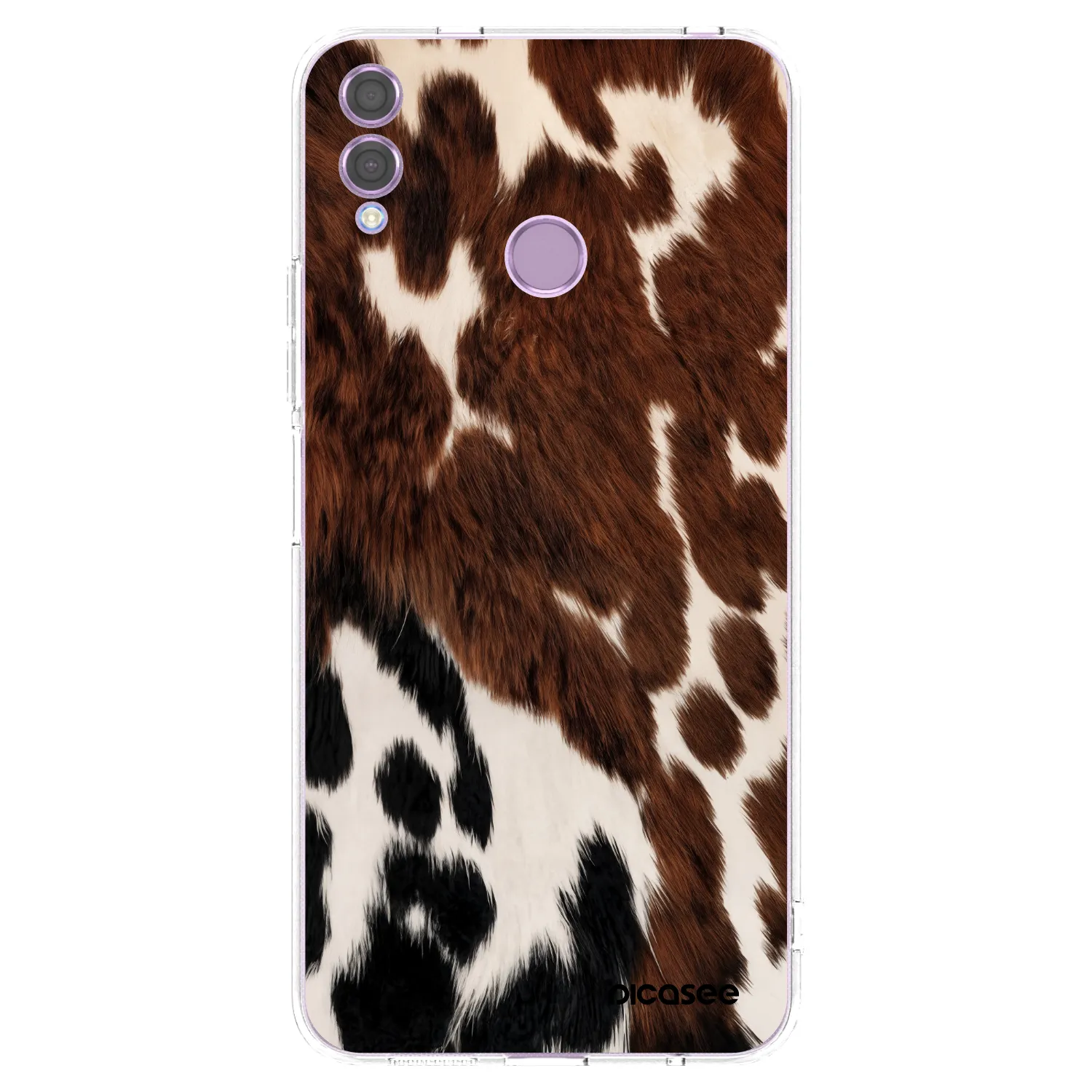 Picasee silikonska prozirna maskica za Honor 8X - Rust