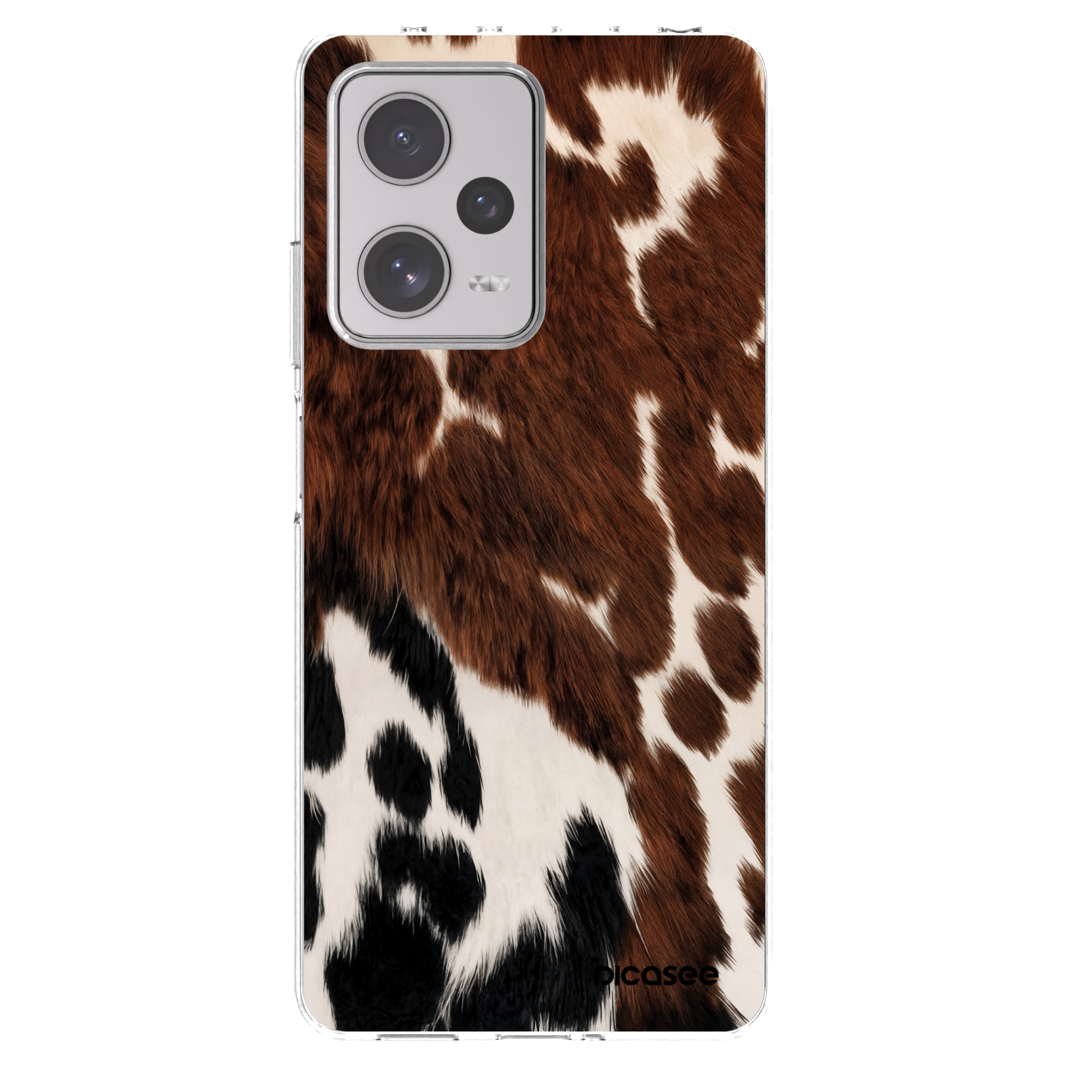 Picasee silikonska prozirna maskica za Xiaomi Redmi Note 12 Pro+ 5G - Rust