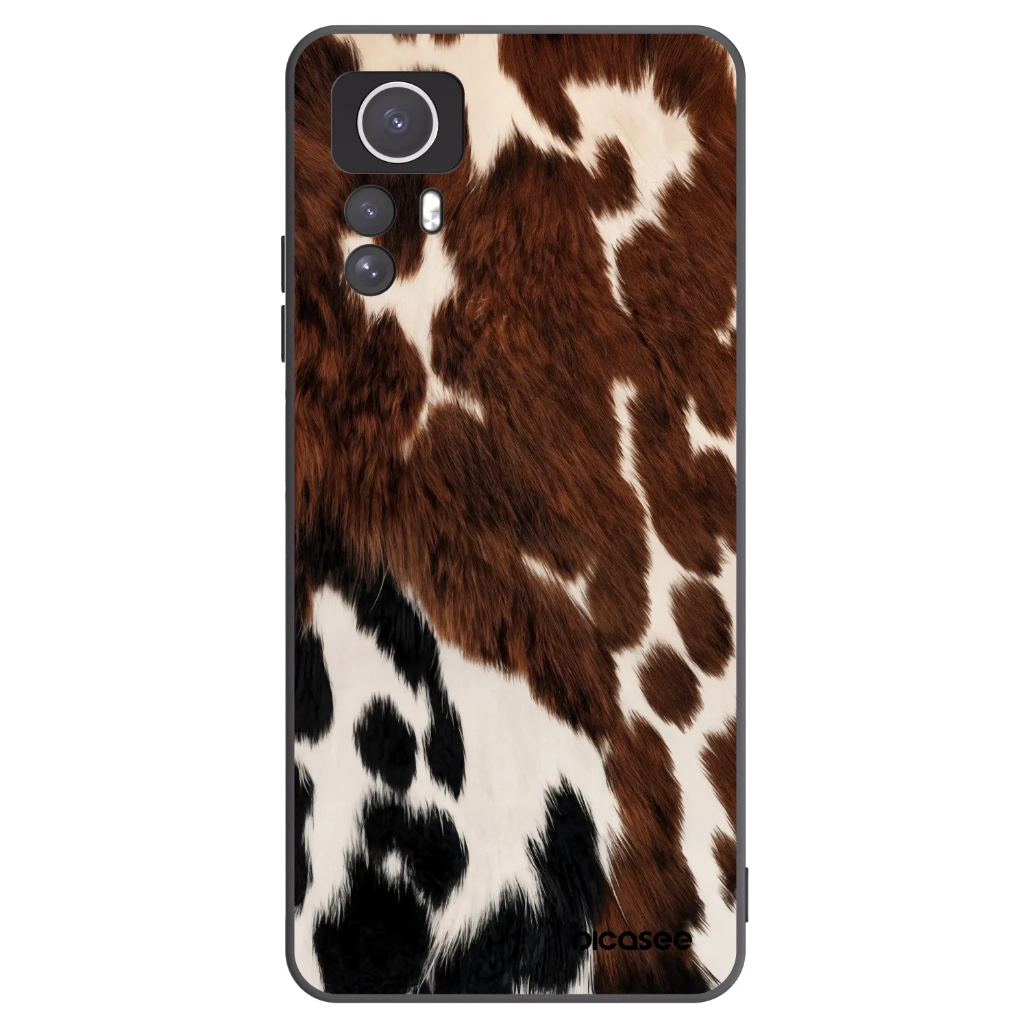 Picasee crna silikonska maskica za Xiaomi Redmi Note 12S - Rust